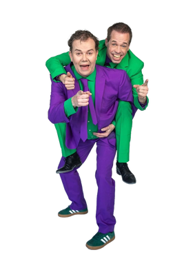 Foto Dave en Paul als de Feestheren